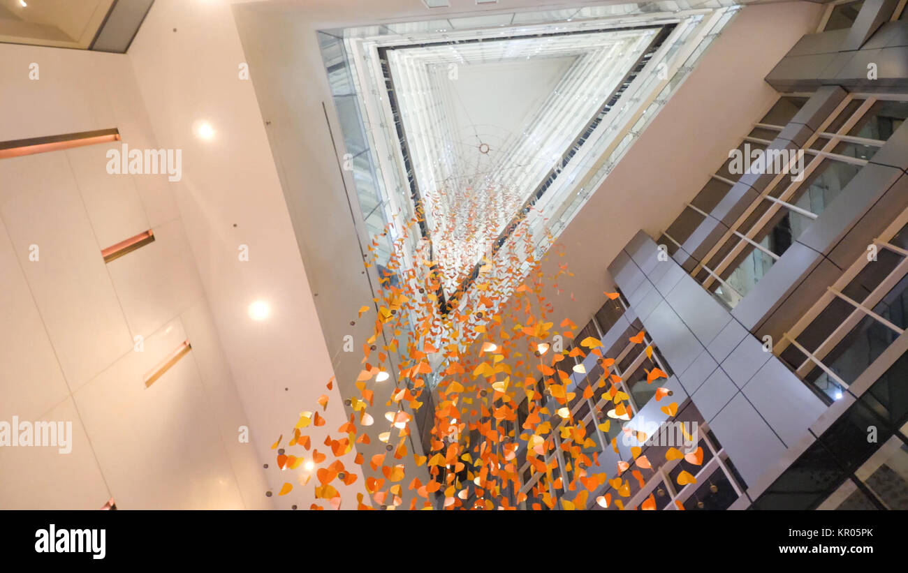 Large Window On The Ceiling Great Transparent Glass On The Roof In Luxury Hotel Modern Architecture Luxurious Contemporary Construction Creative Design Concept Stock Photo Alamy