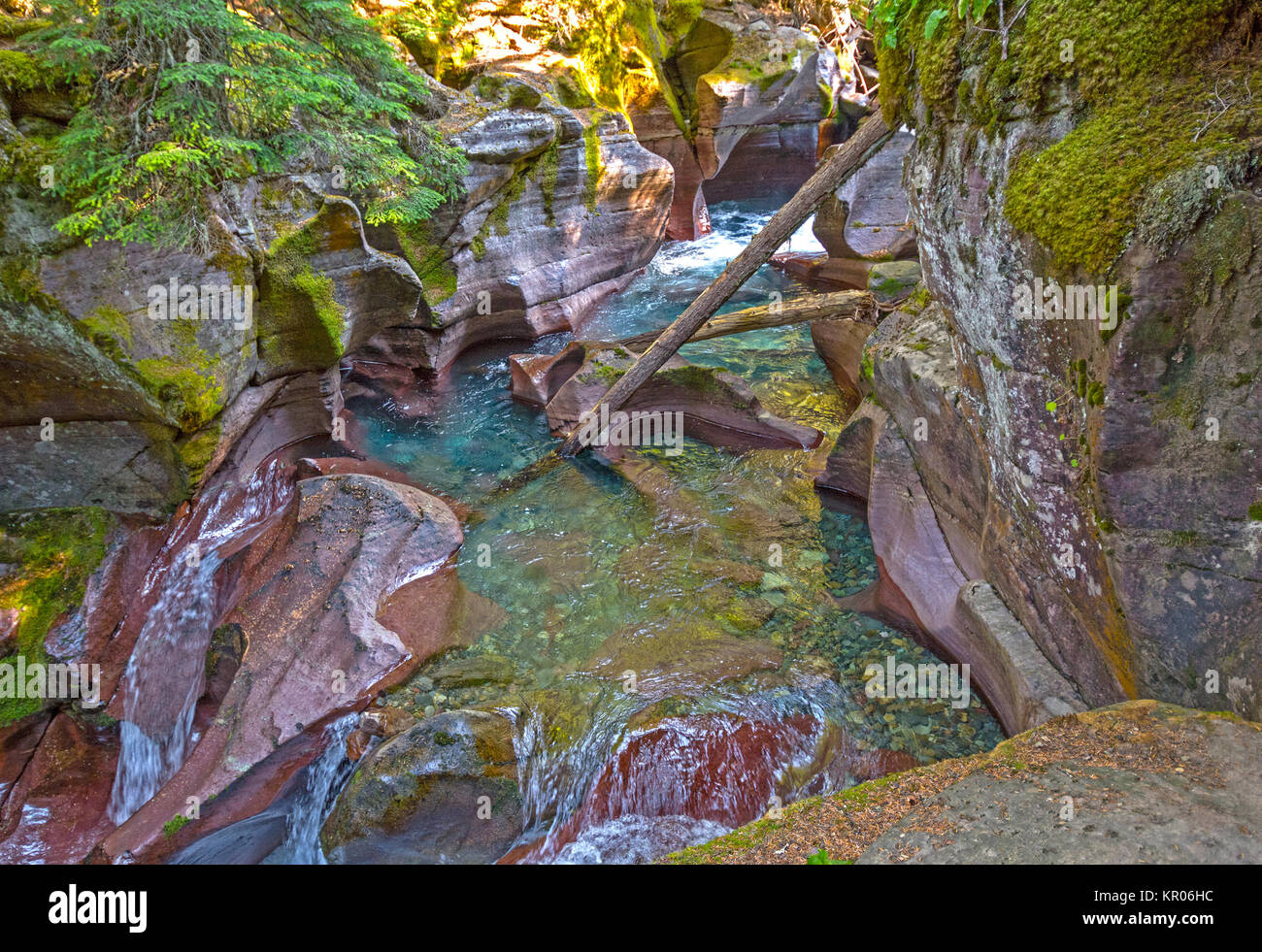 Eroded Canyon from a Mountain Stream Stock Photo - Alamy