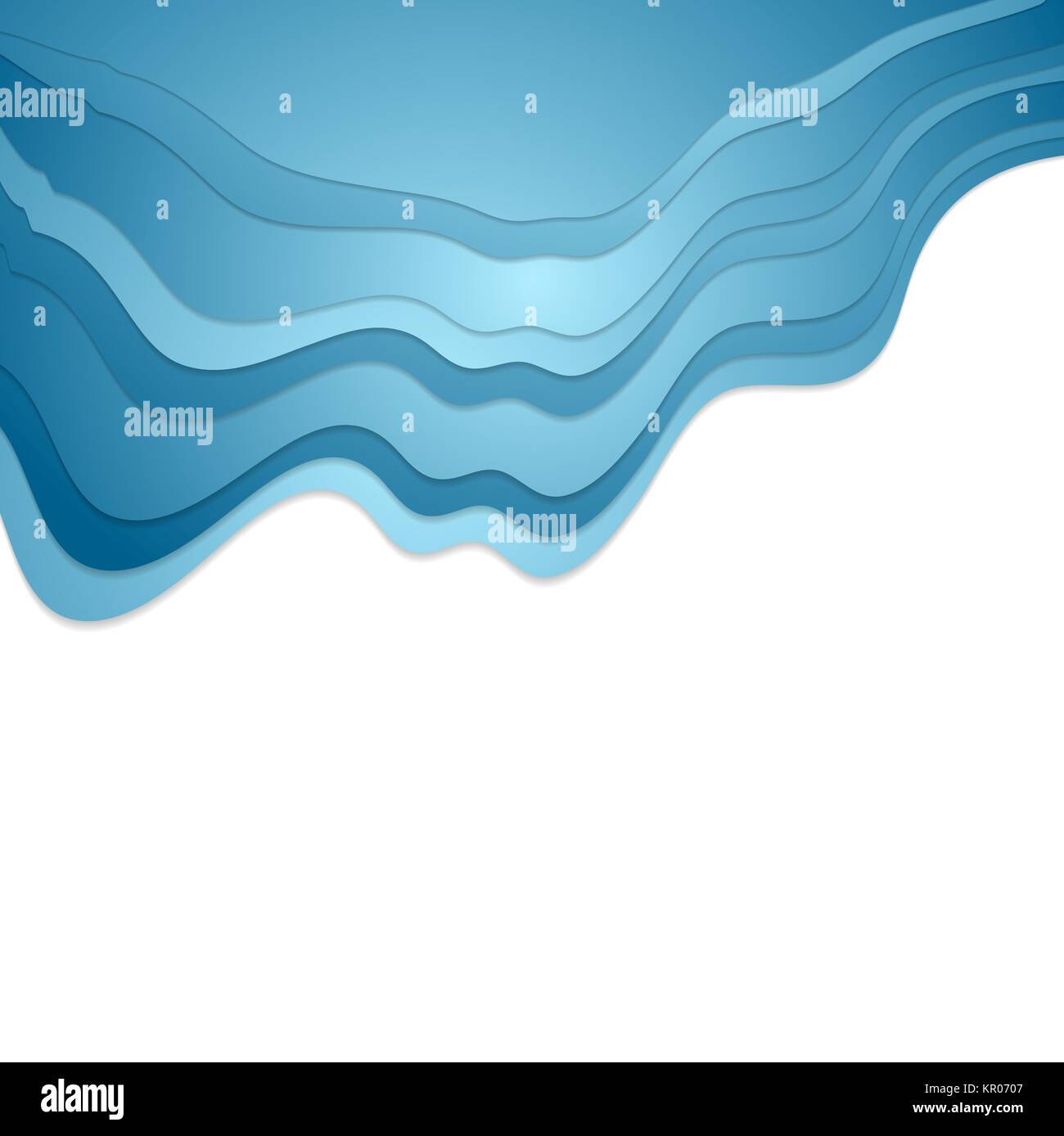 Abstract blue waves corporate background Stock Photo - Alamy