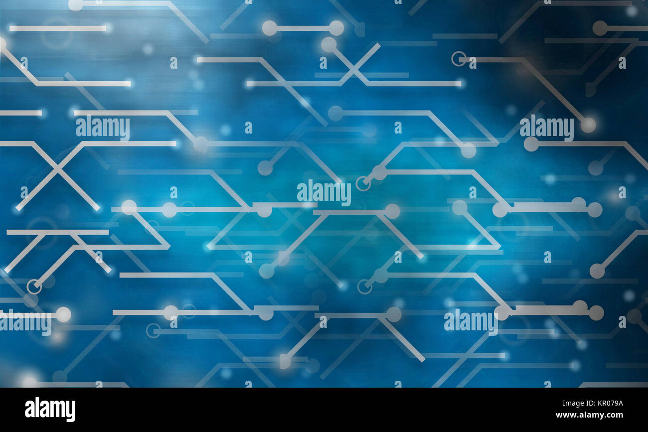 Digitization With Blue Background digital blue background Stock Photo - Alamy