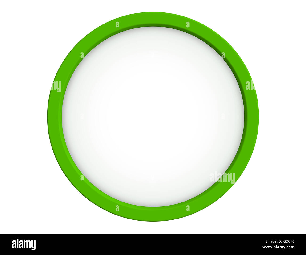 greeen round icon symbol copy space Stock Photo - Alamy
