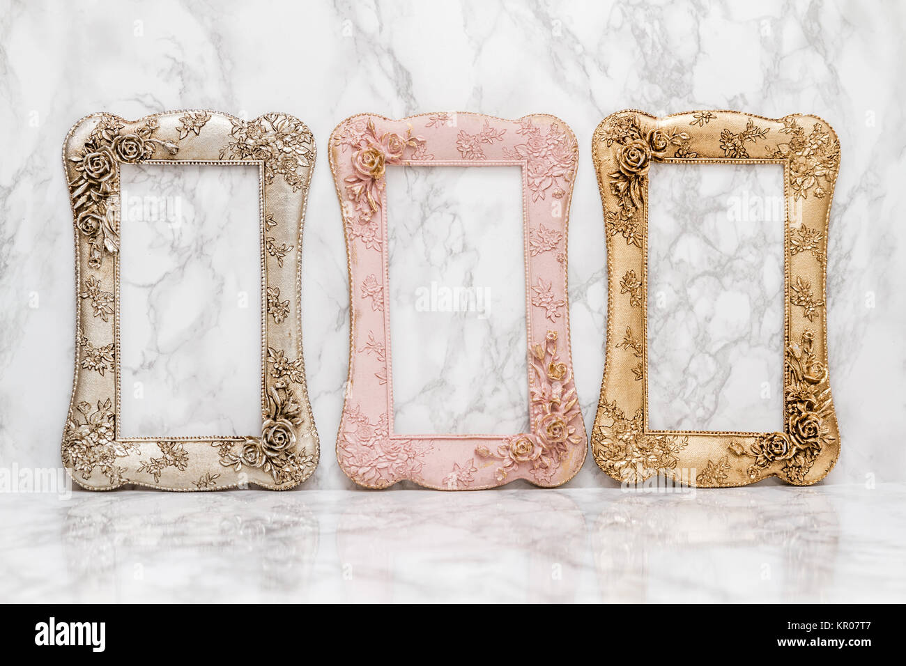 Set of Vintage Frame Stock Photo Alamy