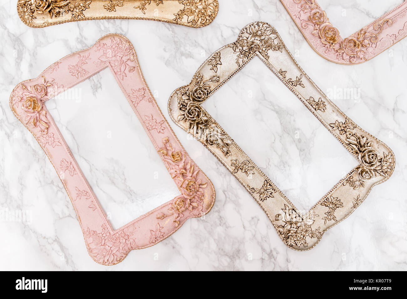 Set of Vintage Frame Stock Photo Alamy