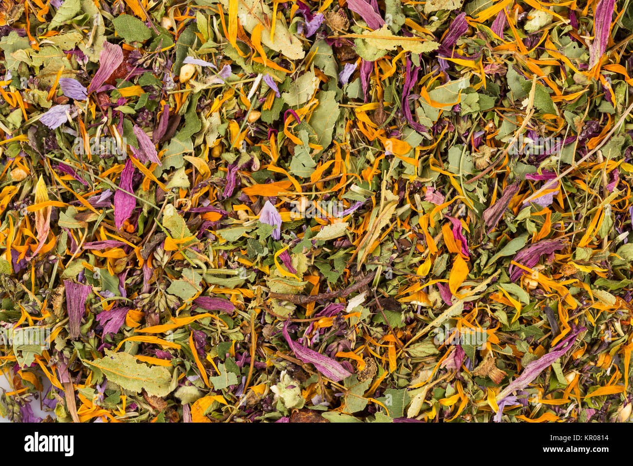 Dried herbal tea leaves Stock Photo Alamy