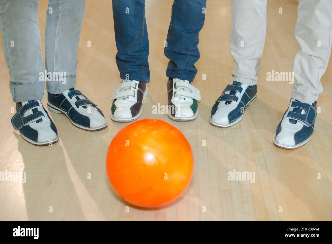 bowling ball and shoes Stock Photo Alamy