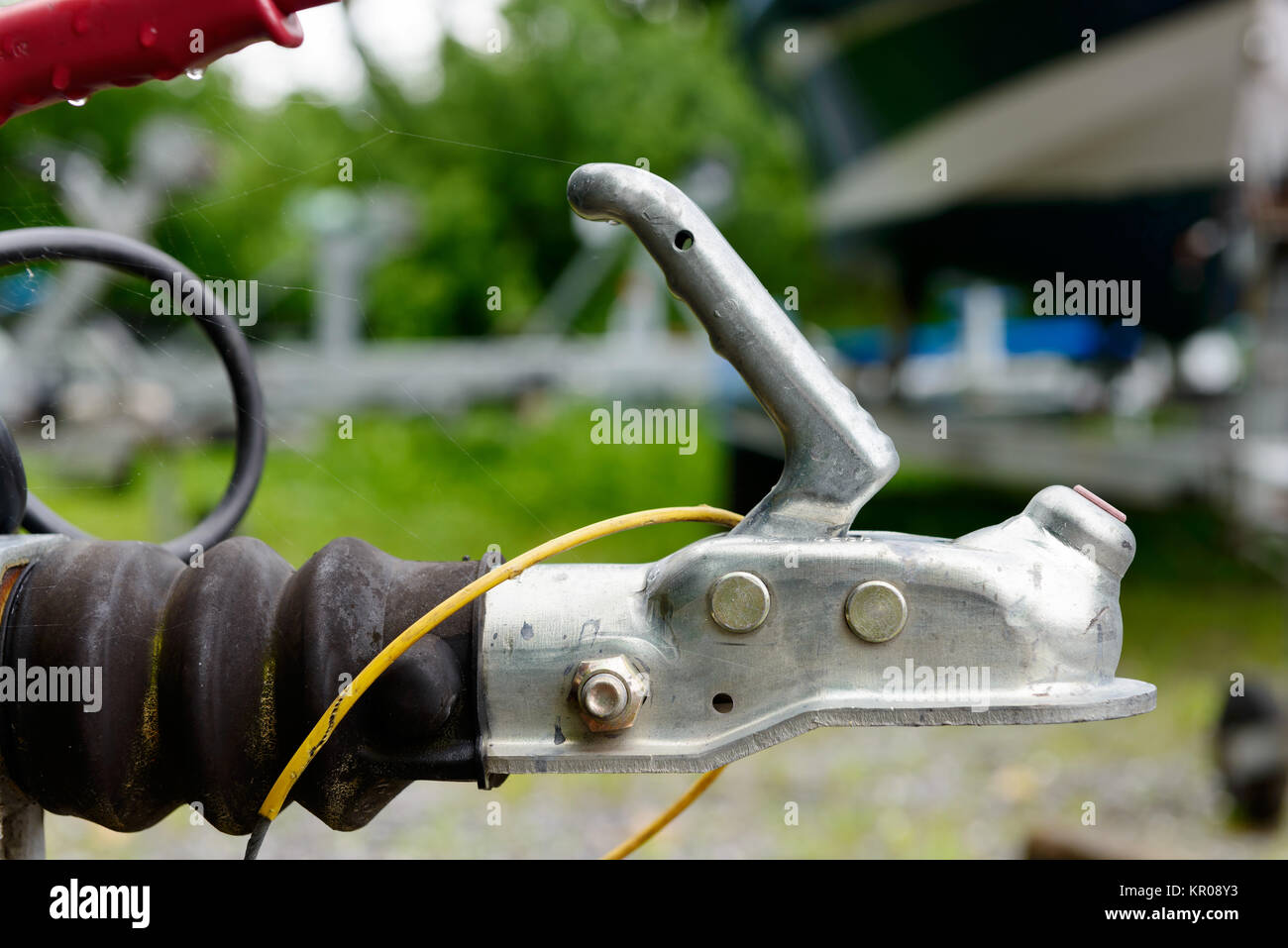 closeup trailer hook for boats Stock Photo Alamy