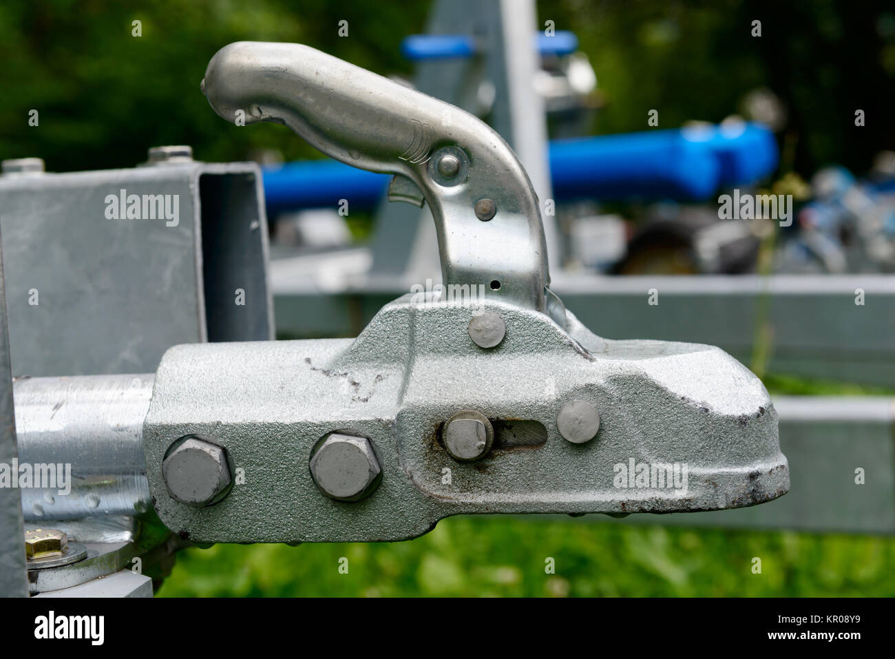 closeup trailer hook for boats Stock Photo Alamy