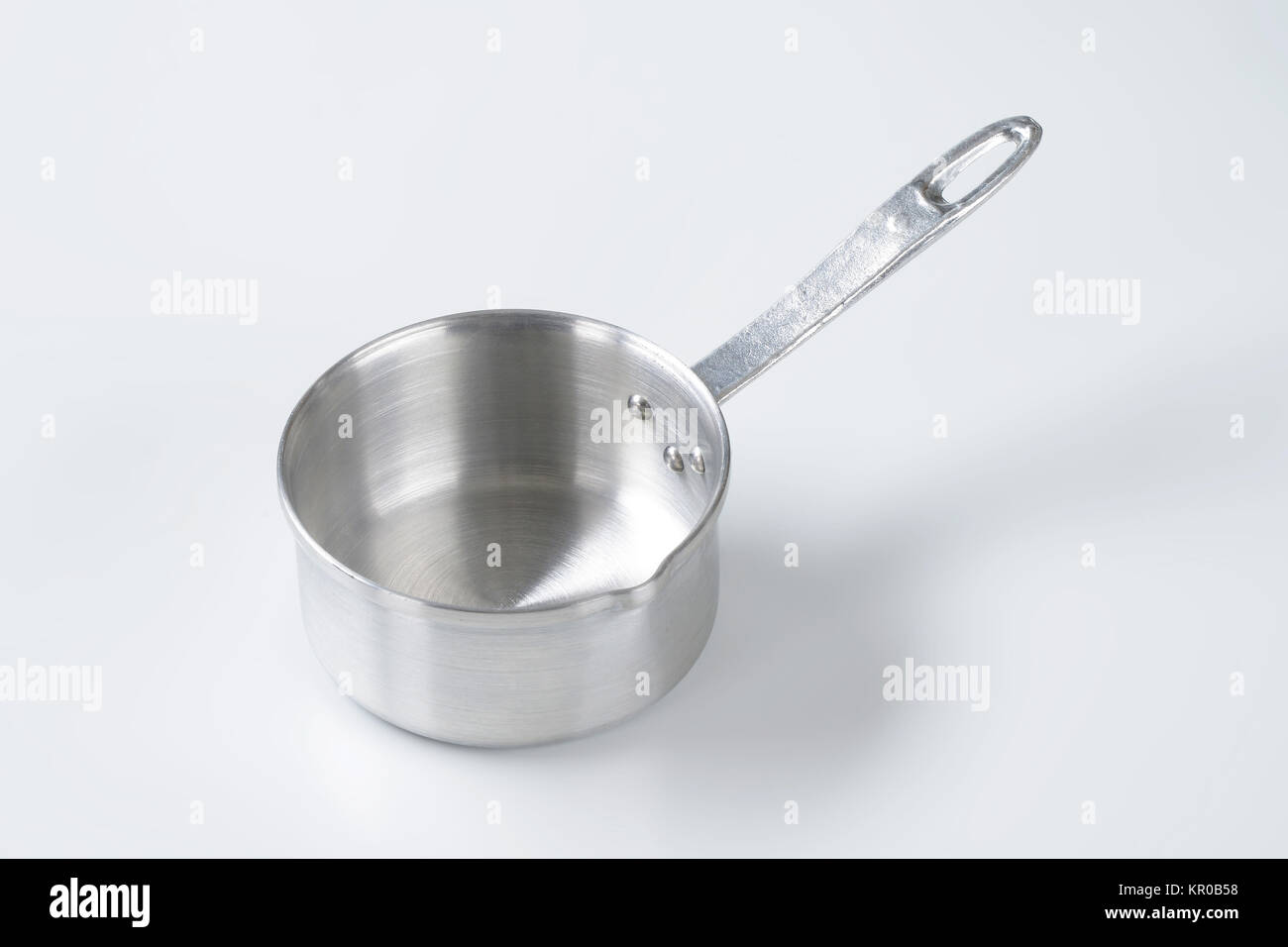 saucepan with pouring spout Stock Photo Alamy