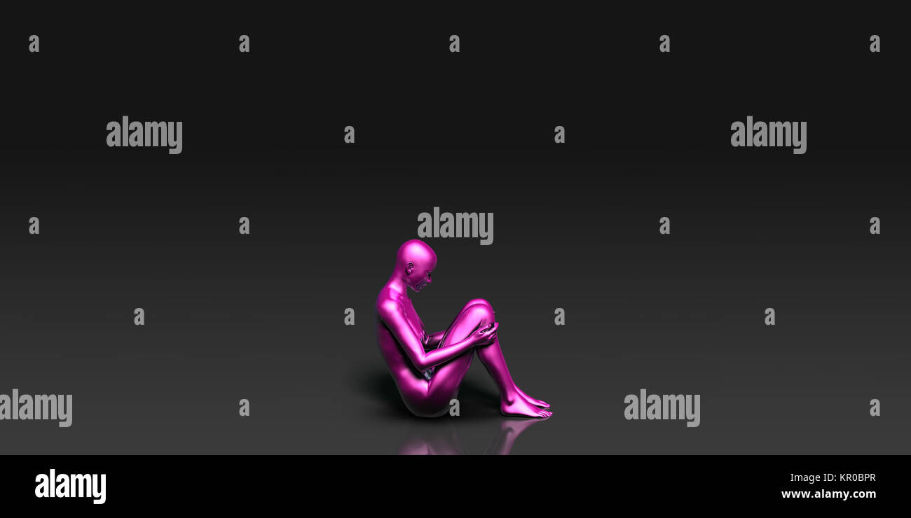 The Fetal Comfort Yoga Pose Stock Photo