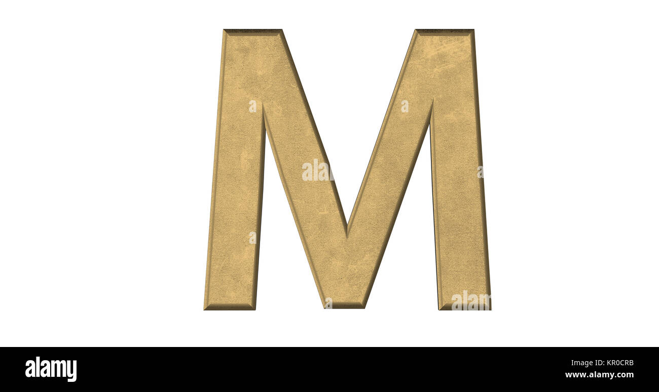 Letter M Cut Out Stock Images & Pictures - Alamy