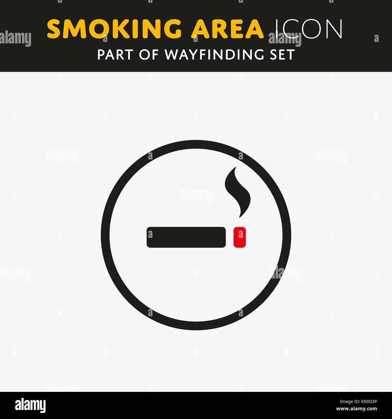 vector smoke icon Stock Photo - Alamy