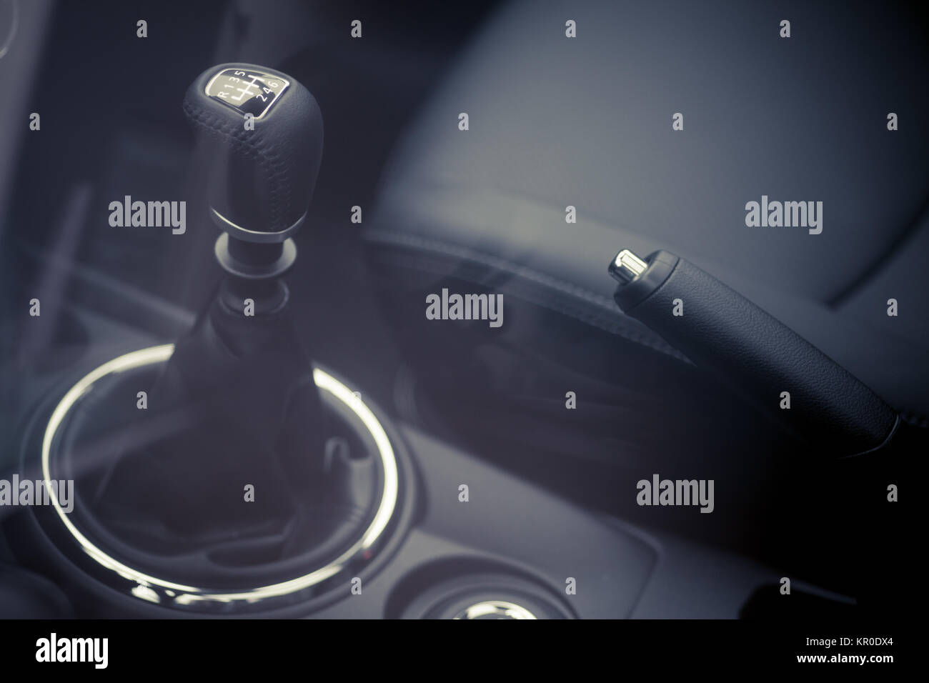 Car gear stick Stock Photo Alamy