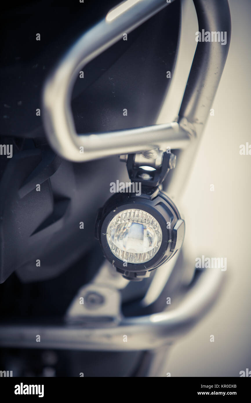 Motorcycle fog light Stock Photo Alamy