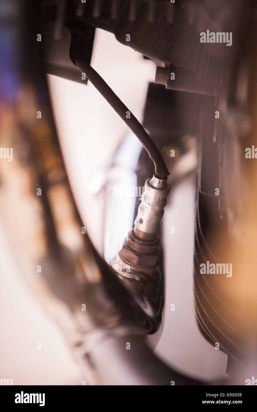 Capteur d'oxygène libre voiture Photo Stock - Alamy