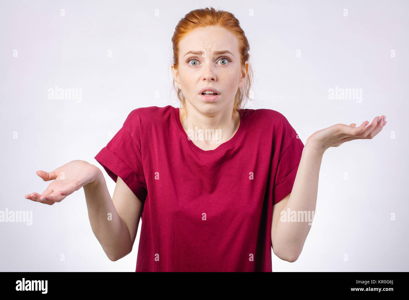 Confused woman hi-res stock photography and images - Alamy