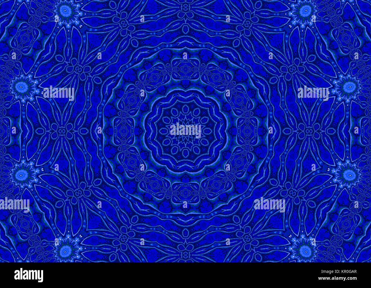 Abstract Geometric Plain Background Seamless Concentric Circle Ornament Dark Blue With Light Blue Outlines Ornate And Dreamy Stock Photo Alamy