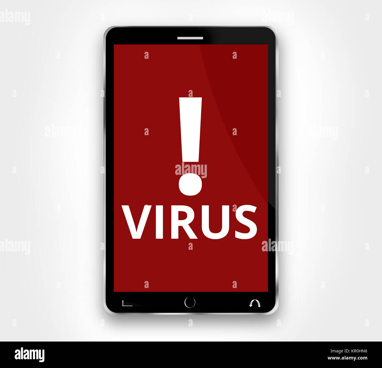 Virus Mobile Phone Stock Photo Alamy   Virus Mobile Phone KR0HN6 