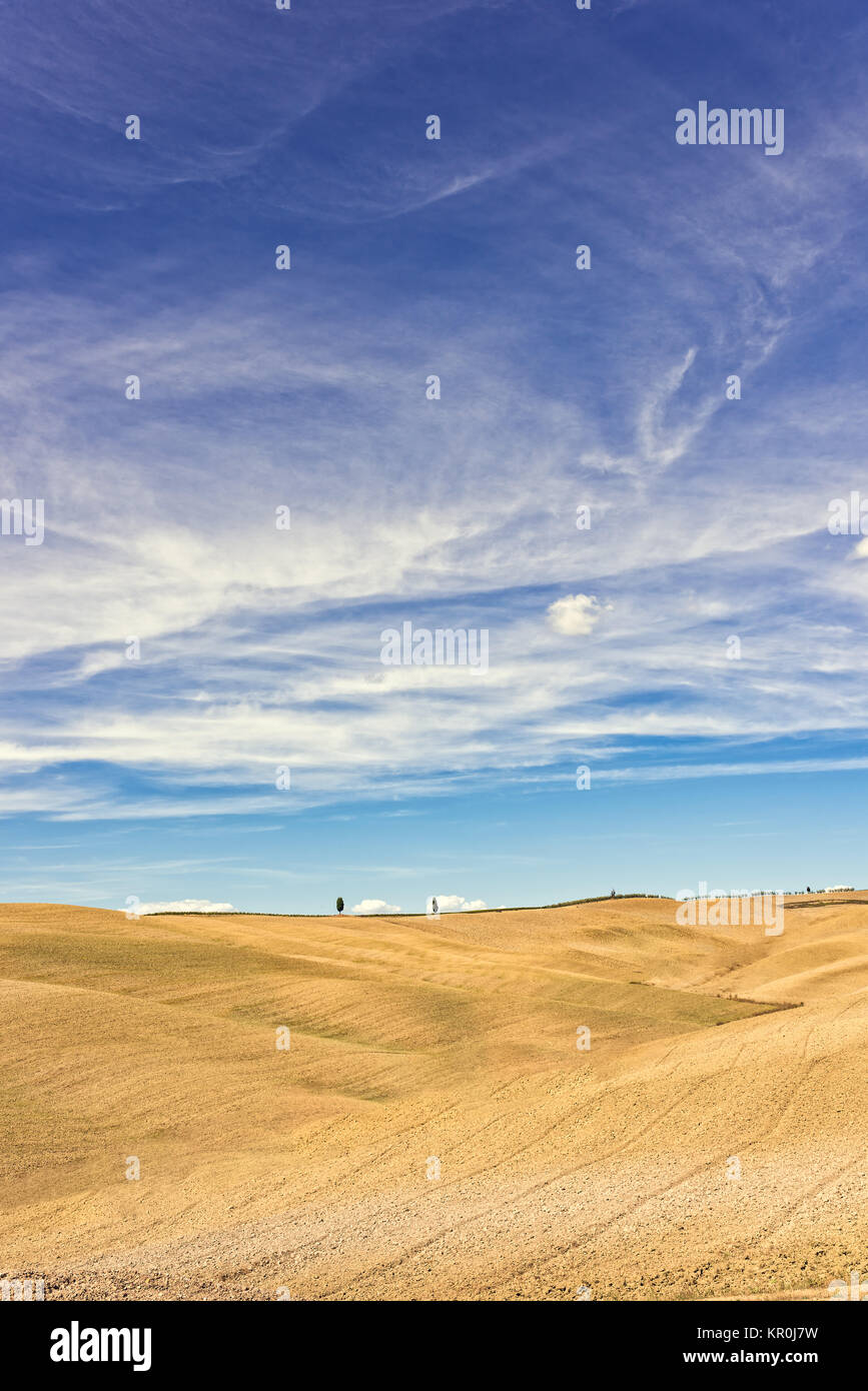 fields in tuscany Stock Photo