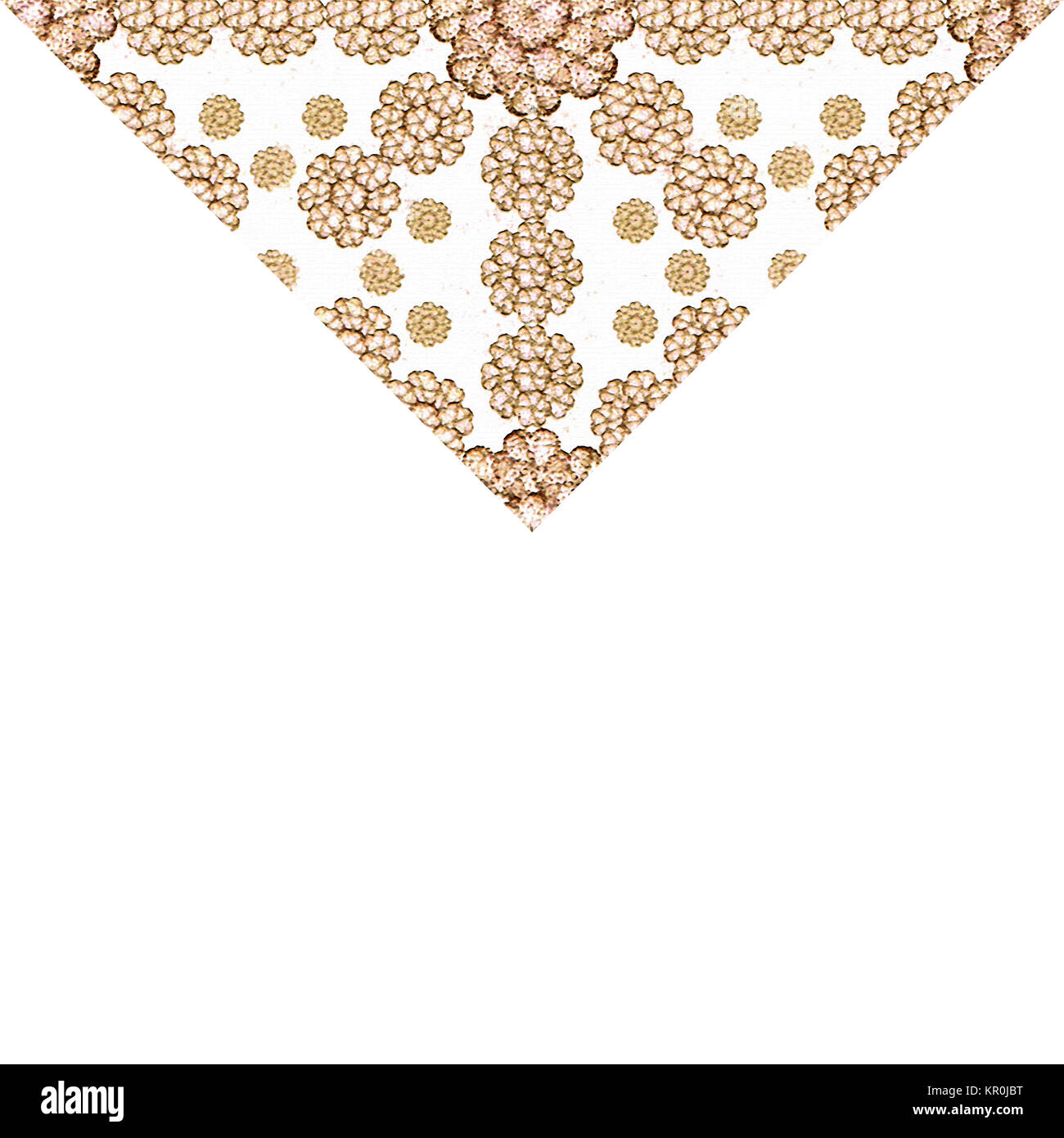 Stationery Background with Floral Borders Stock Photo - Alamy