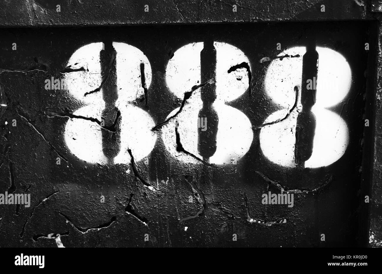 Number 888 Black and White Stock Photos & Images - Alamy