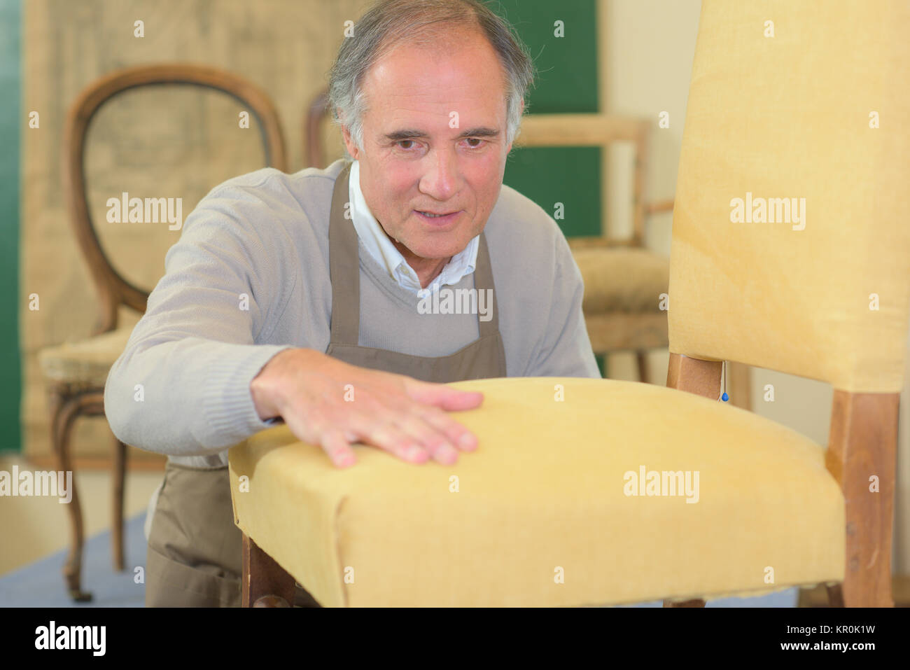 Furniture repair shop Stock Photo Alamy