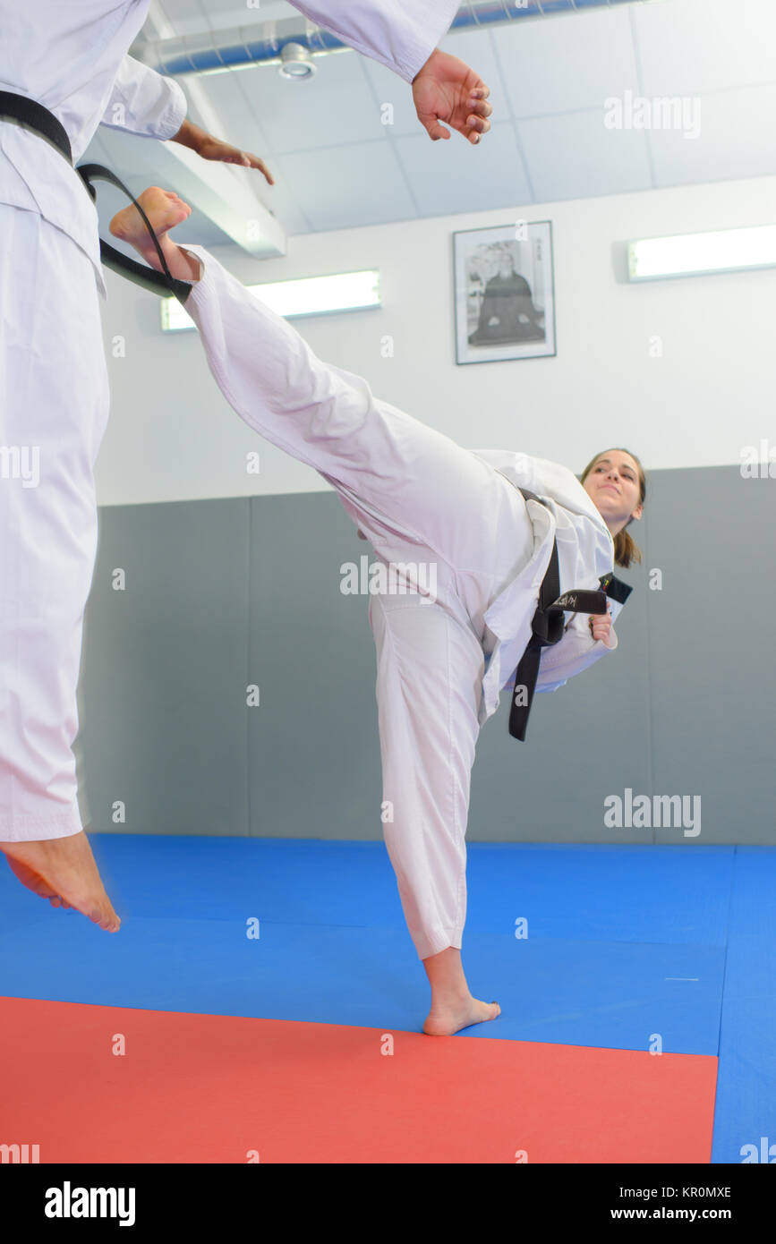 Martial arts class Stock Photo Alamy