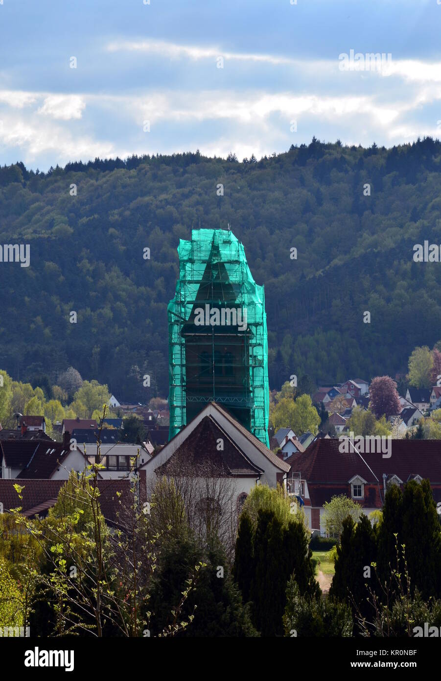 bartholomÃ¤uskirche hauenstein palatinate Stock Photo