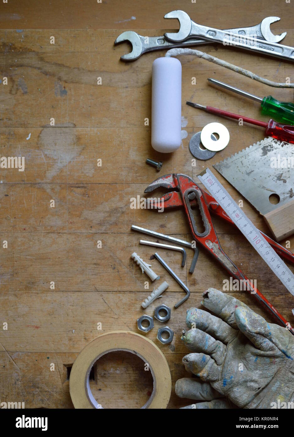 workshop with tools Stock Photo - Alamy