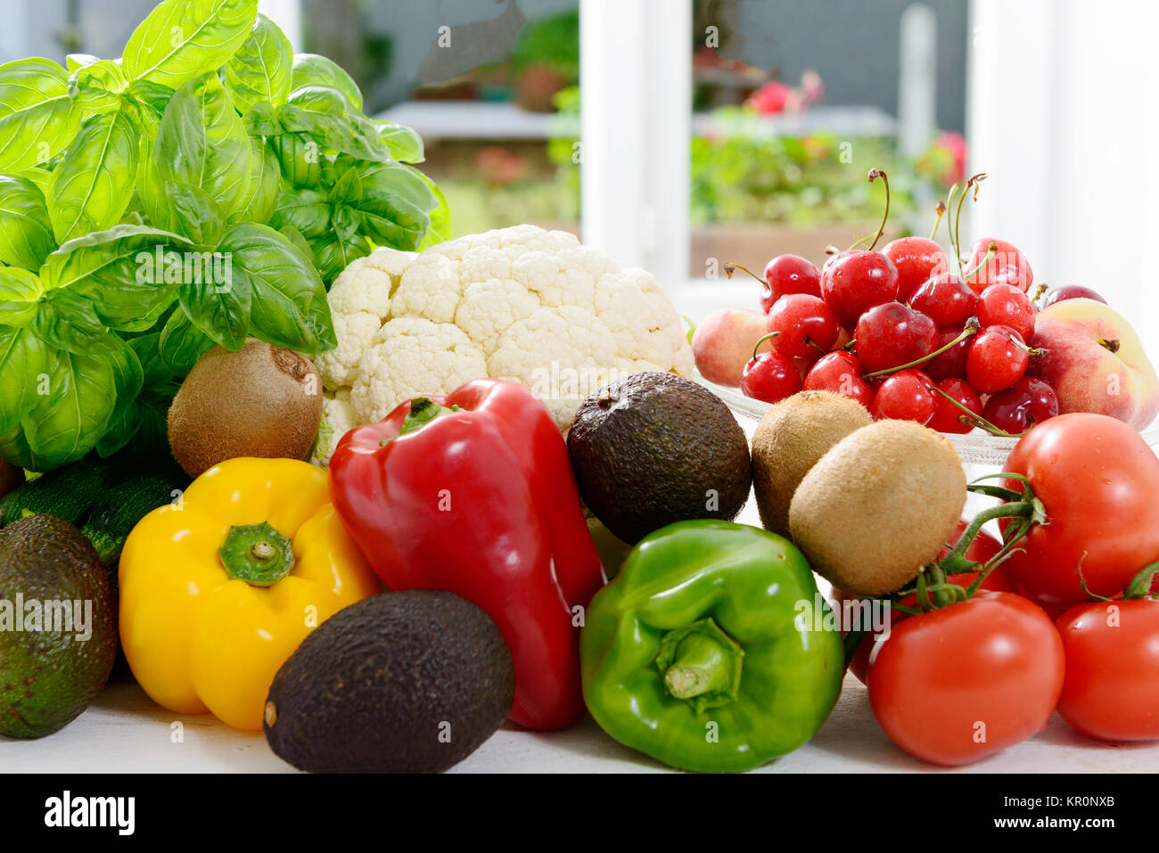 Assortment of fresh vegetables Stock Photo Alamy