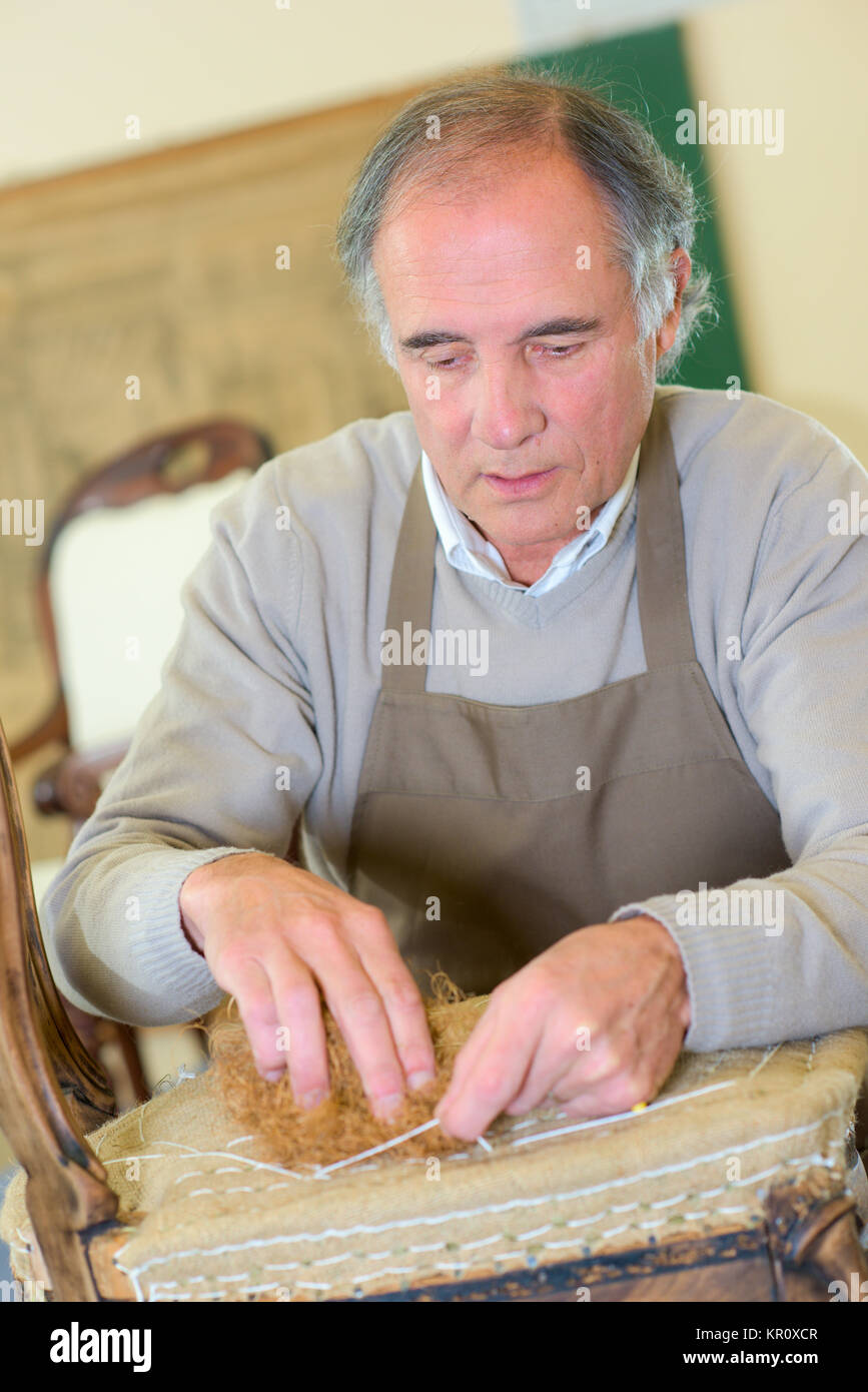 Furniture repair shop Stock Photo Alamy