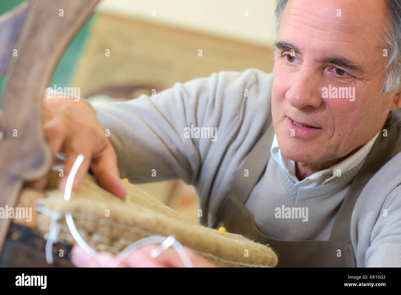 Furniture repair shop Stock Photo Alamy