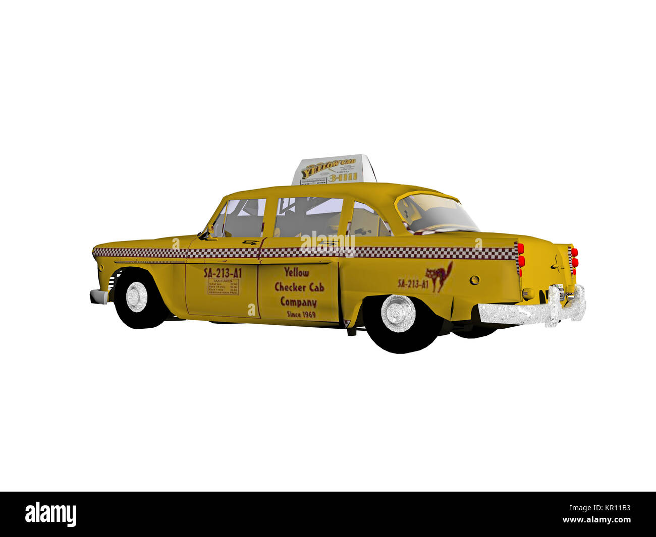 exempted yellow cab Stock Photo Alamy