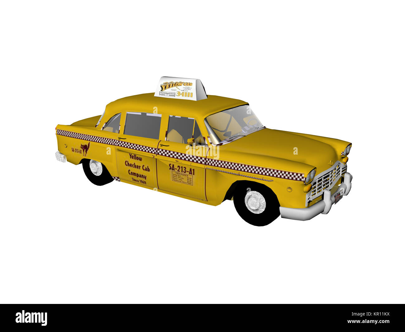 exempted yellow cab Stock Photo Alamy