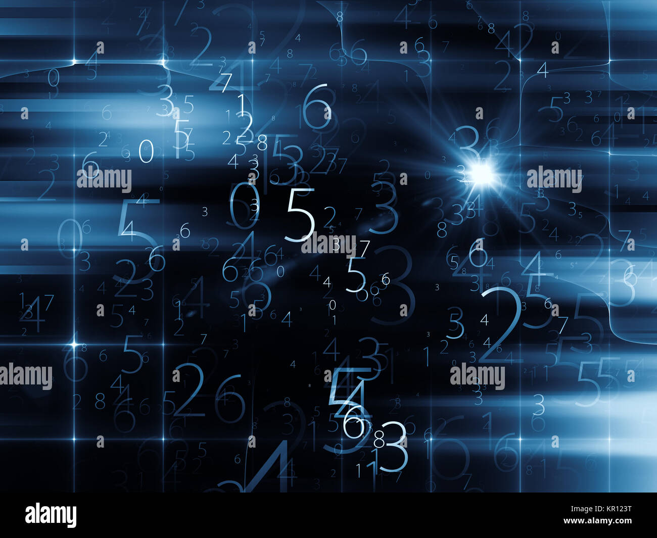 Number visualization hi-res stock photography and images - Alamy