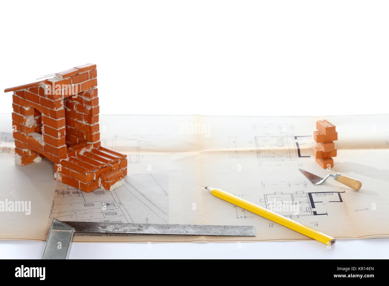 house planning with tools Stock Photo - Alamy - Simple Home Planning Tools