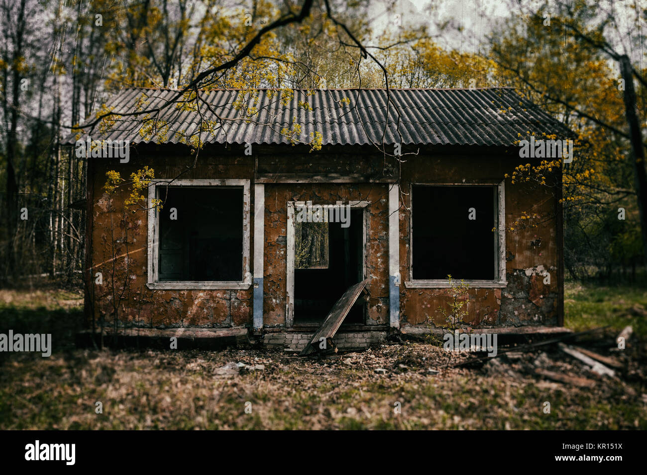 Classic evil  dead zombie house Stock Photo