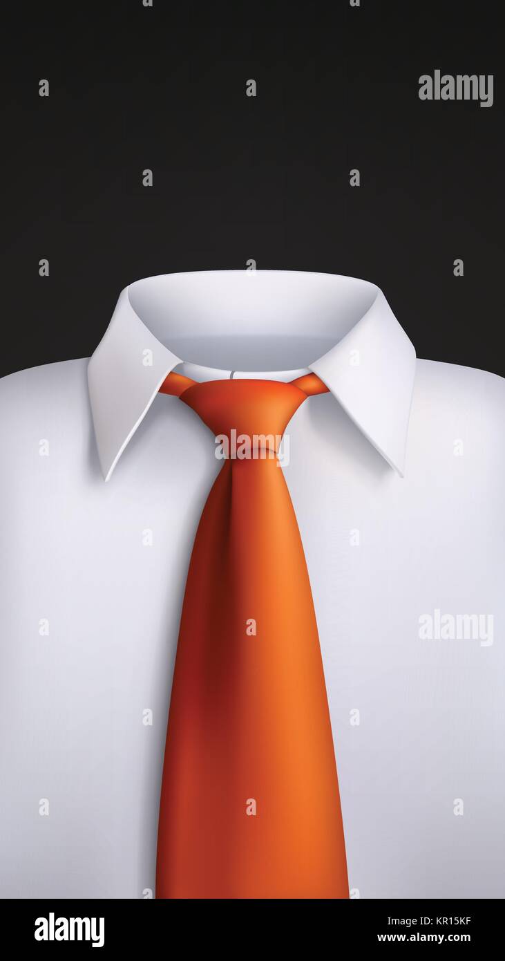 Shirt collar Stock Vector Images - Alamy