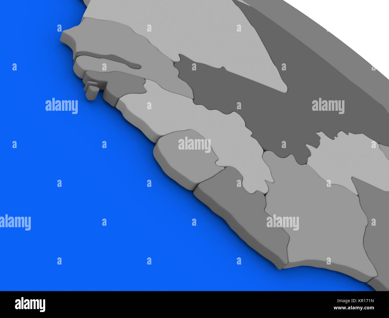 Map of liberia guinea hi-res stock photography and images - Alamy