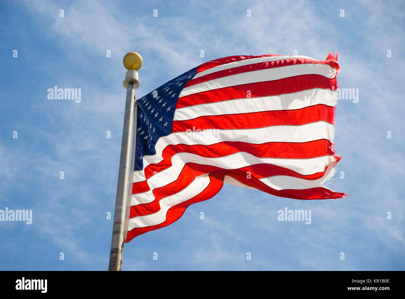 amerikanische flagge - fahne der usa Stock Photo