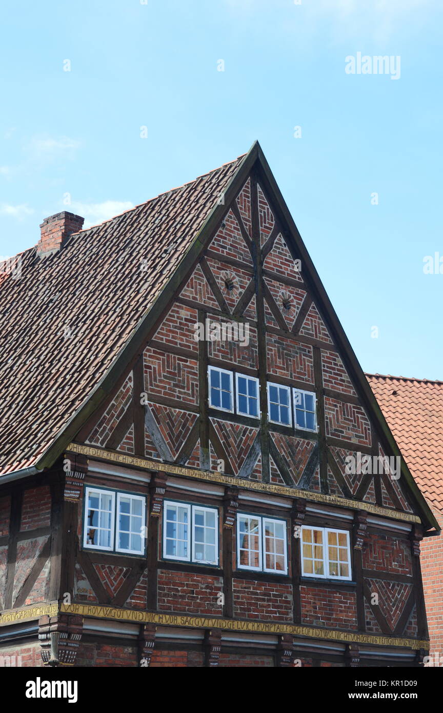 old half-timbered house Stock Photo - Alamy