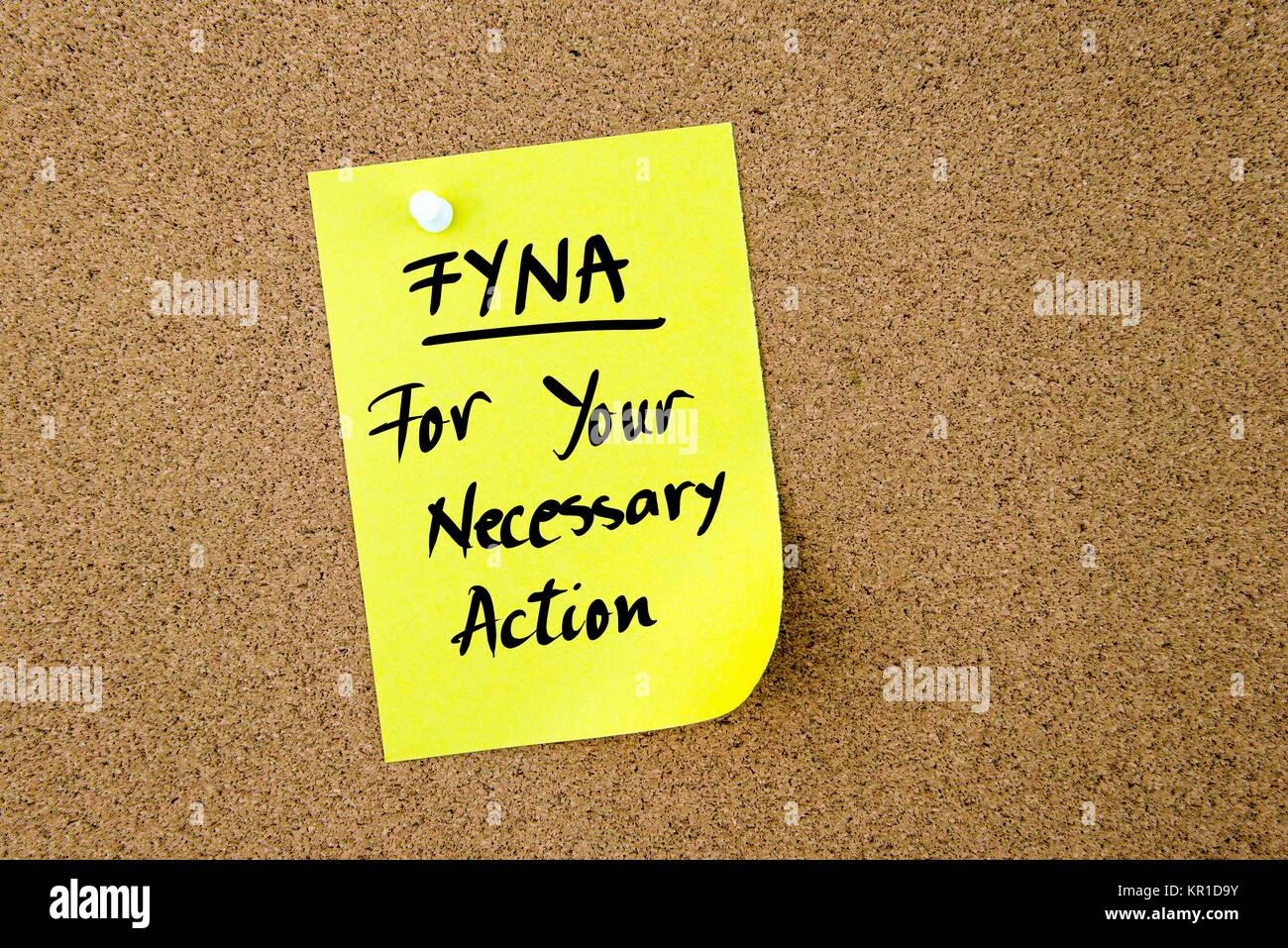 for your necessary action meaning