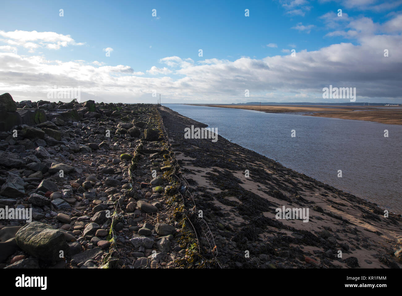 Baglan Bay and Aberavon Sands, West Glamorgan, South Wales, UK. Stock Photo