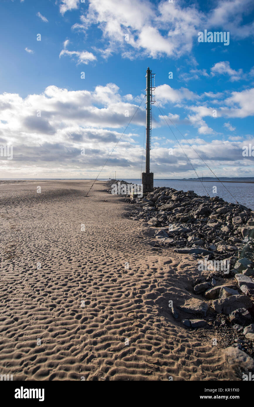 Baglan Bay and Aberavon Sands, West Glamorgan, South Wales, UK. Stock Photo