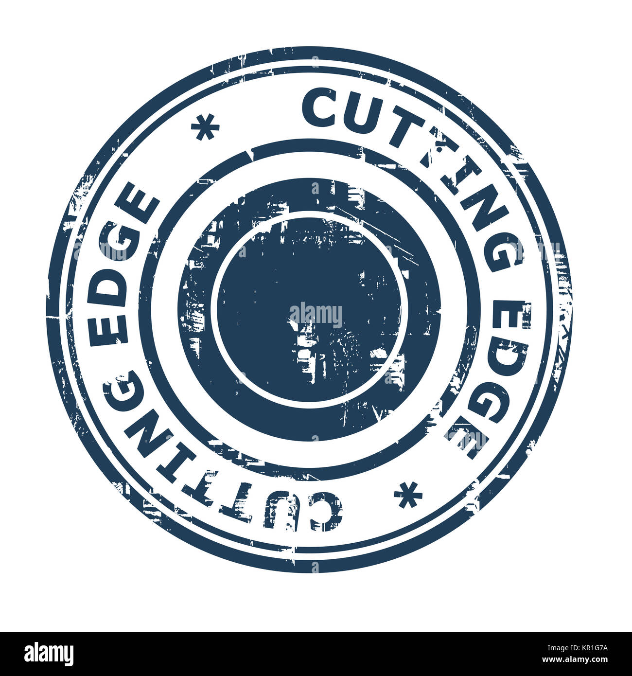 Cutting Edge business concept rubber stamp Stock Photo Alamy