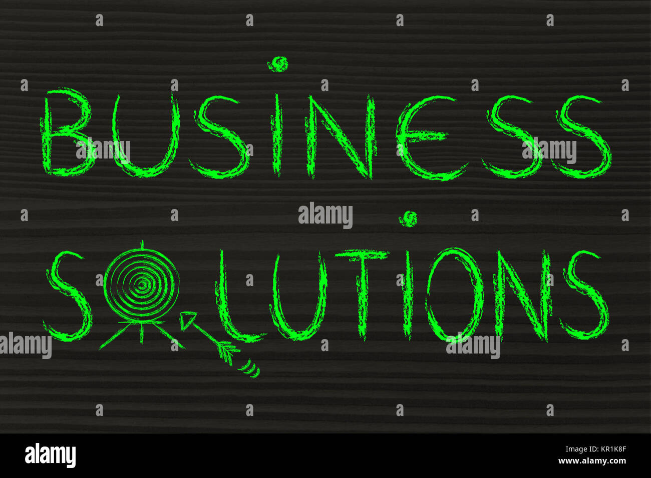 business define your target, reach the best business solution Stock Photo Alamy