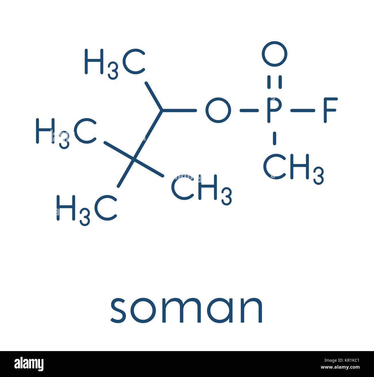 Soman molecular Stock Vector Images - Alamy