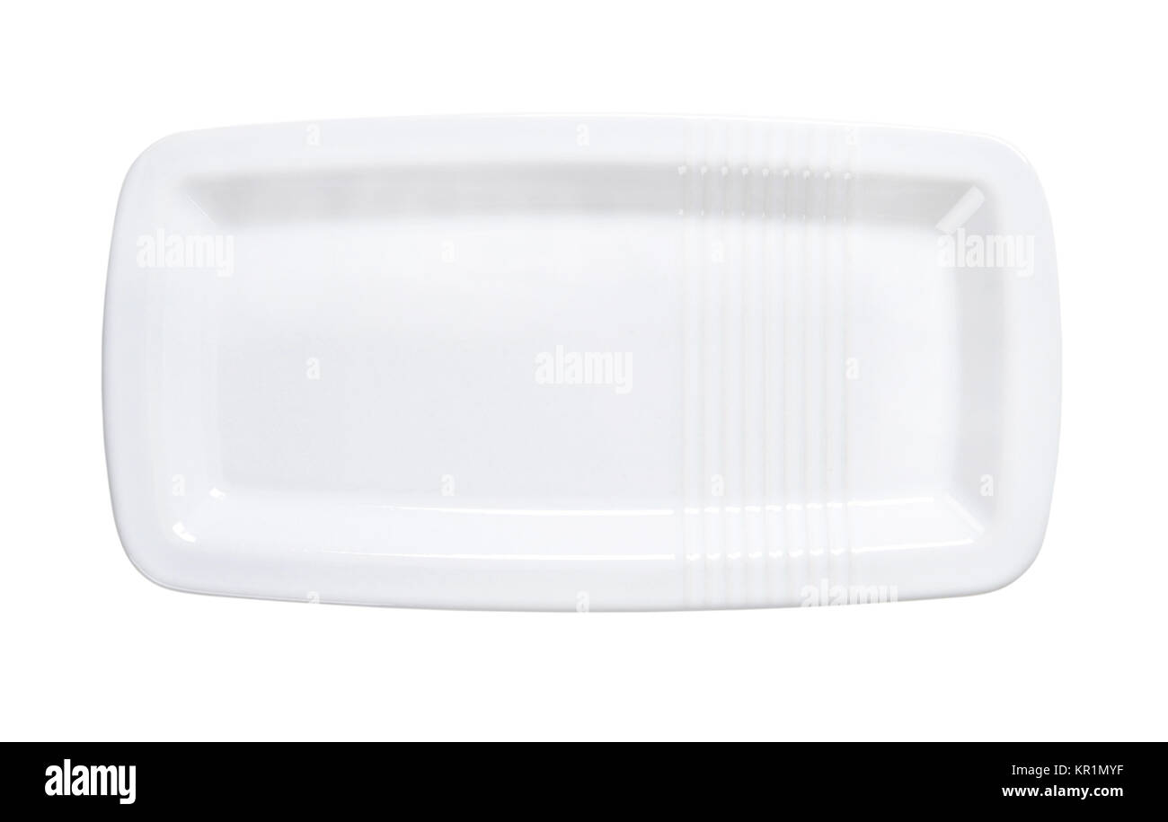 white rectangular plate Stock Photo Alamy