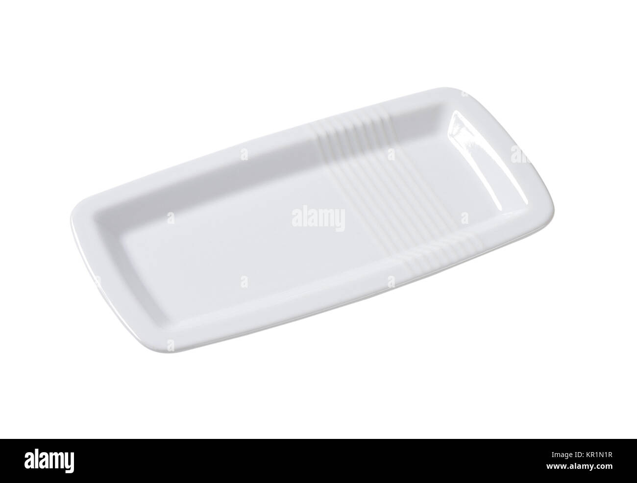 white rectangular plate Stock Photo Alamy