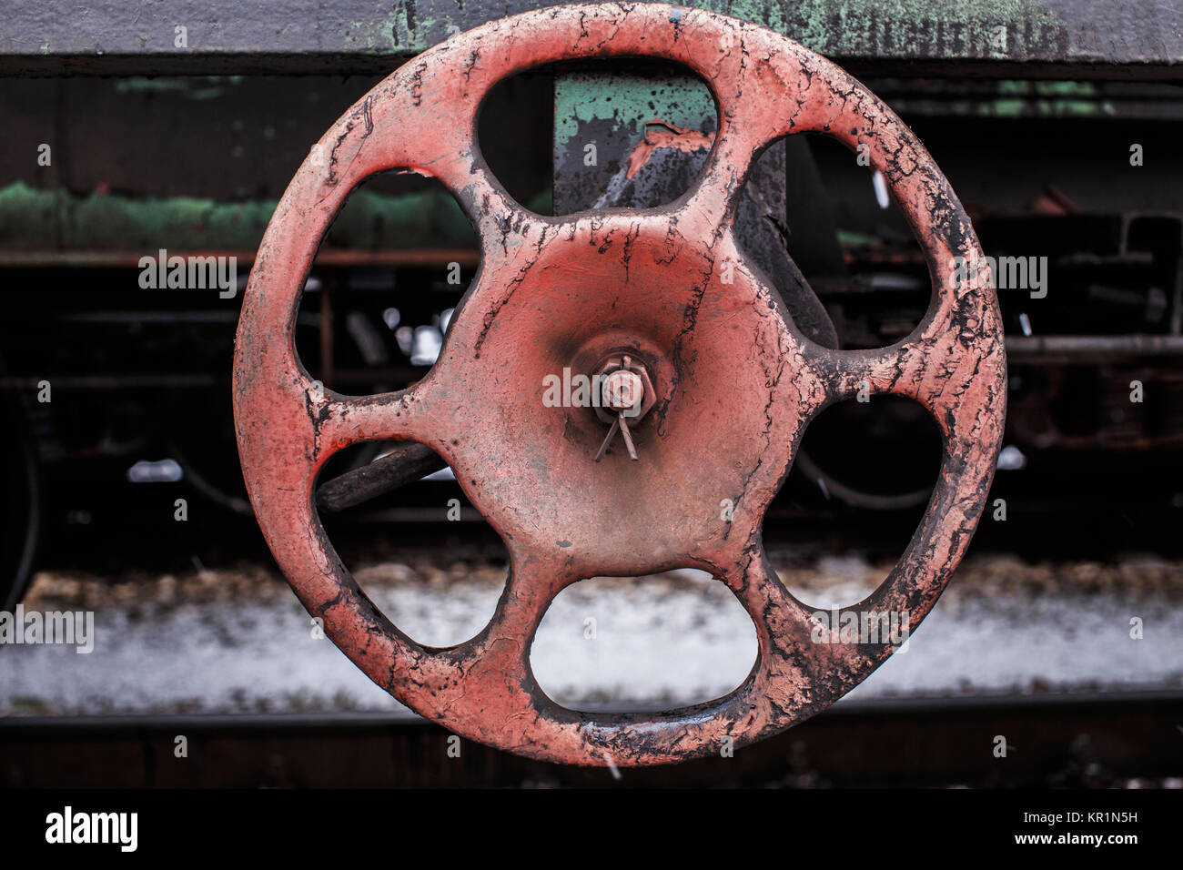 Industrial parts of railway carriage Stock Photo Alamy