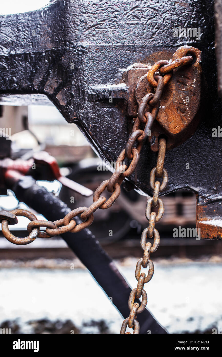 Industrial parts of railway carriage Stock Photo Alamy